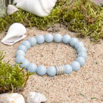 Bransoletka z angelitem