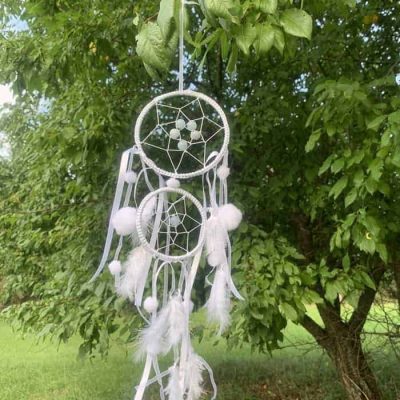 2-częściowy łapacz snów mały (10 cm + 7,5 cm)