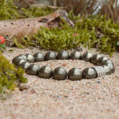 Bransoletka z pirytem