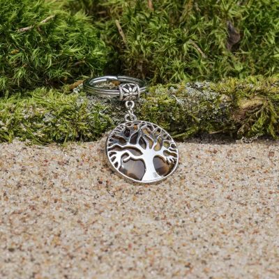 Brelok do kluczy z Tygrysim Okiem