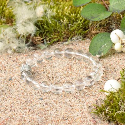 Bransoletka z Kryształu Górskiego