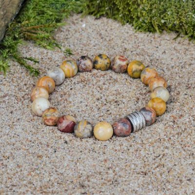 Bransoletka z Agatu Koronkowego